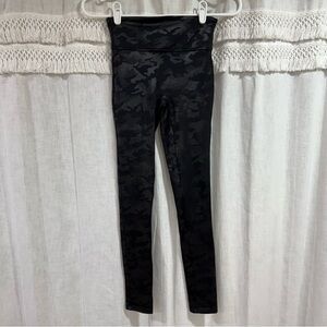 Spanx Black Camo Leggings
